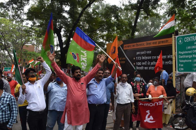 In 3-Day strike against commercial mining  huge participation of CIL workers seen