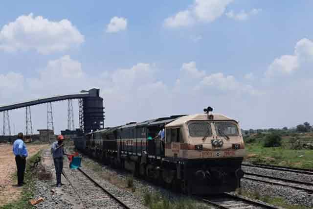 NCL CONDUCTS TRIAL OF COAL RAKE LOADING FROM AT ITS BLOCK-B CHP